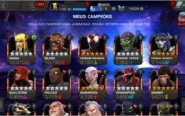 conta marvel torneio de campeoes ..top/rica!!