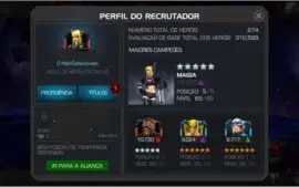 conta marvel torneio de campeoes ..top/rica!!