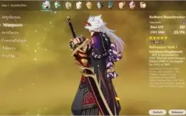 Genshin Impact AR35 Arataki Itto + Arma Redhorn e Yoimiya!