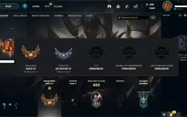 Conta De Lol 100+ Champs 136 Skins Faltando 20 Champs Gold 4