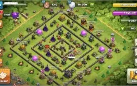Vila Clash of Clans Cv 9 Full Mato