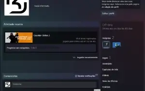 Conta Steam + Cs2 Prime