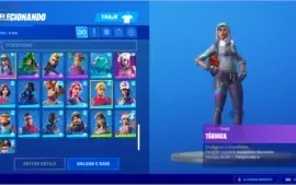 Conta Fortnite Muito Rara, + d 200 itens (Com Salve O Mundo)
