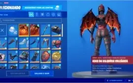 Conta Fortnite Muito Rara, + d 200 itens (Com Salve O Mundo)