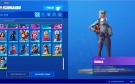 Conta Fortnite Muito Rara, + d 200 itens (Com Salve O Mundo)