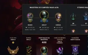 Conta LOL Mestre