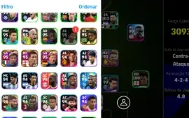 Vendo conta efootball mobile, muito avançada