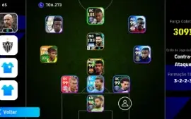 Vendo conta efootball mobile, muito avançada