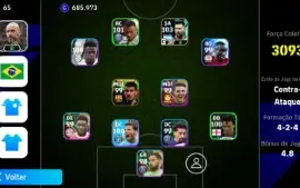 Vendo conta efootball mobile, muito avançada