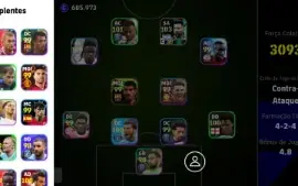 Vendo conta efootball mobile, muito avançada