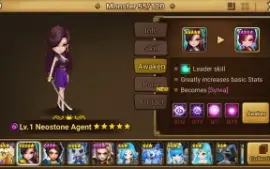 Reroll Summoners War lvl10 com Sylvia + Diana