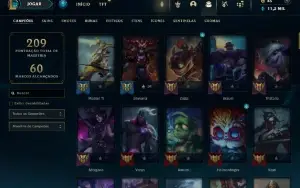 Fullacesso 21 Skins - Level 152 - 101 Campeões