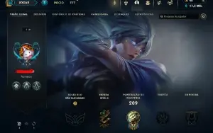 Fullacesso 21 Skins - Level 152 - 101 Campeões
