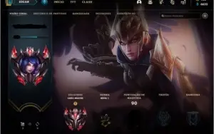 Conta LOL - Grão Mestre 400+pdl, 25+ pdl p/ win, w/r alta