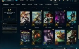 Conta LOL - Grão Mestre 400+pdl, 25+ pdl p/ win, w/r alta