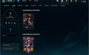 Conta LOL - Grão Mestre 400+pdl, 25+ pdl p/ win, w/r alta