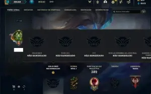 Conta Unranked com 120 Champs e 118 Skins + 370 RP
