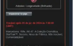 Conta Cs2 Prime - R$540,00+ Em Skins Raras, 250+ Horas