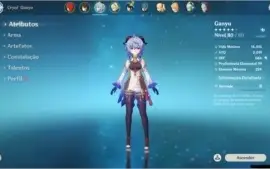 CONTA AR50 (ZHONGLI+GANYU+VENTI+YOIMIYA+DILUC (TUMULO+JADE)