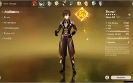 CONTA AR50 (ZHONGLI+GANYU+VENTI+YOIMIYA+DILUC (TUMULO+JADE)