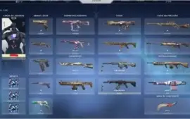 CONTA VALORANT BETA COM MUITAS SKINS + CONTA LOL 59 SKINS