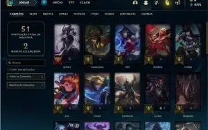 Conta prata 3 com 37 Champs e 12 Skins