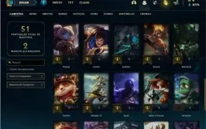 Conta prata 3 com 37 Champs e 12 Skins