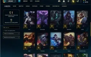 Conta prata 3 com 37 Champs e 12 Skins