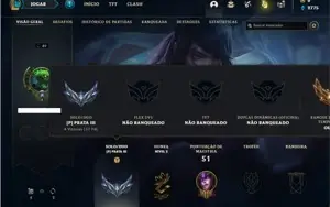 Conta prata 3 com 37 Champs e 12 Skins