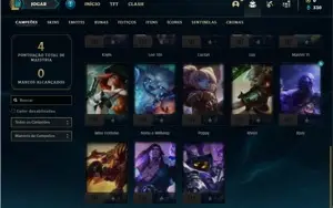 Conta bronze 2 com 28 Champs e 1 Skins + 10 Fragmentos