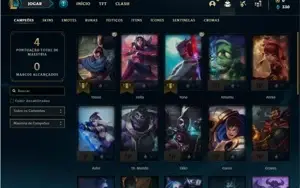 Conta bronze 2 com 28 Champs e 1 Skins + 10 Fragmentos