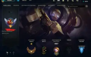 Conta De Lol Gold 3 , 110 Campeoes , 104 Skins.