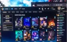 Conta goldlV LOL, de 2015,142 skins, gastei 500 reais nela.