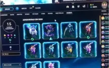 Conta goldlV LOL, de 2015,142 skins, gastei 500 reais nela.