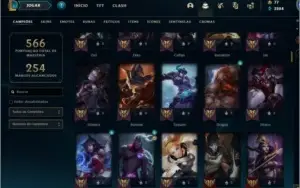 CONTA LEGUE OF LEGENDS BARATA