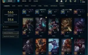 CONTA LEGUE OF LEGENDS BARATA