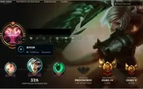 CONTA LEAGUE OF LEGENDS - 120 CAMPEÕES - 117 SKINS