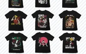 Pack Artes One Piece Sublimação, Serigrafia, Dtg, Dtf
