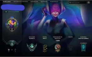 Conta plat 3 | level 62 | 52 champs | 21 skins 3 ultimate