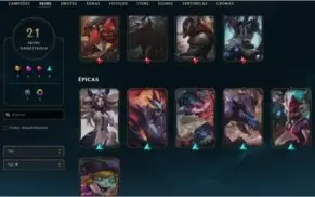 Conta plat 3 | level 62 | 52 champs | 21 skins 3 ultimate