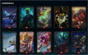 Conta League of Legends - 350 skins