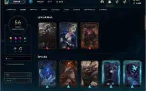 CONTA LOL OURO lV MAIN SUPORTE