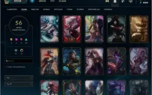 CONTA LOL OURO lV MAIN SUPORTE