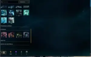 Smurf lol com RP e fragmentos de skins