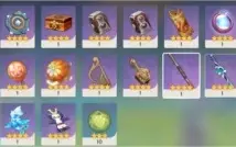 AR 58, Eula + Tumulo, Ganyu + Amos + 10*5estrelas