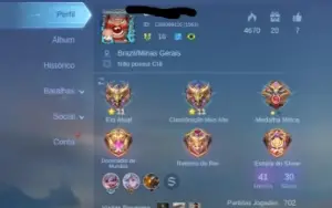 Conta mobile legends wr alto, main adc