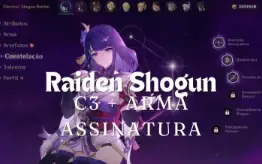 Conta Raiden Shogun C3 + Arma Assinatura