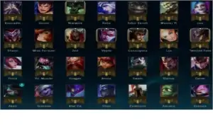 Conta Bronze II/Varias skins e champs