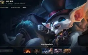 Conta Bronze II/Varias skins e champs