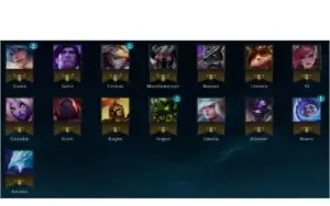 Conta Bronze II/Varias skins e champs